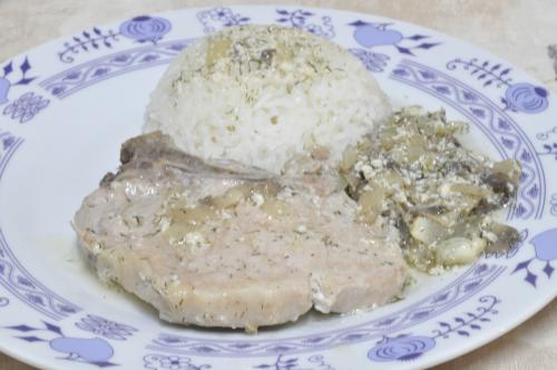 Vepřové plátky dušené s houbami – Snadné Česko recept, zvládnete za 30 - 45 minut